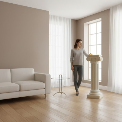 Column Lamp Floor Light Sculpture Stand Lights Figure Sculptures Columns New!