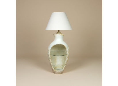 Design Floor Lamp Vase XXL 138cm Stand Lamp Shelf Lighted Showcase
