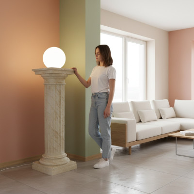 Design column lamp lighting fixture lampshade decorative lamp column lamp 6854 new