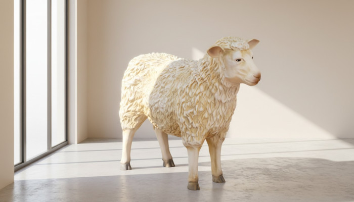 Design Sheep Figure Statue Sculpture Figures Sculptures Decoration Decor New 3029