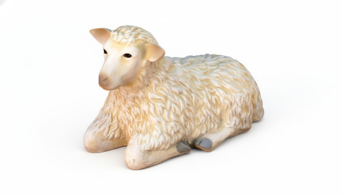 Design sheep lying figure statue sculpture figures sculptures decoration new 3036