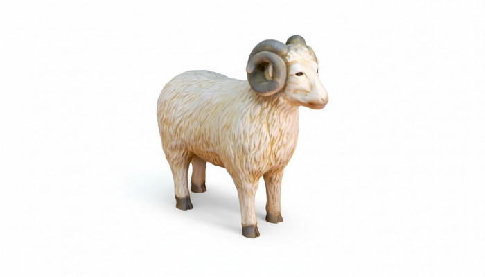 Design Ram Figure Statue Sculpture Figures Sculptures Decoration Decor New 3039