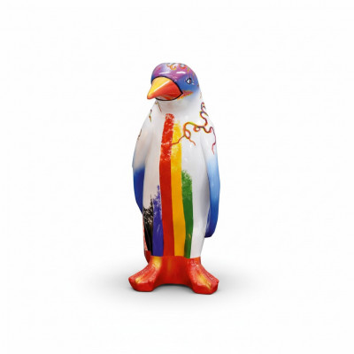 Design luxury figure sculpture handmade penguin animal sculptures XXL 67cm figures