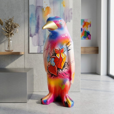 XXL 67cm Designer Figurine Handcrafted Painted Figures Sculpture Sculptures Statue New