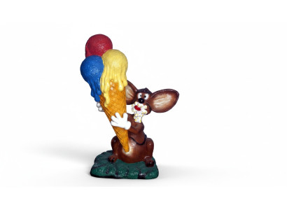Design mouse with ice figure statue sculpture figures sculptures decoration ice cream parlor