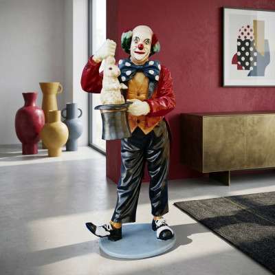 Design Clown Magician Figure Statue Sculpture Figures Sculptures Decoration Deco 5027