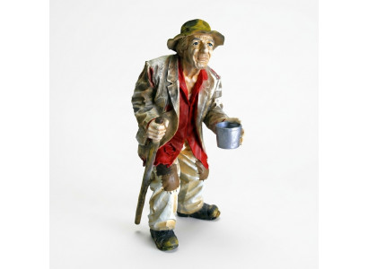 Design Beggar Figure Statue Sculpture Figures Sculptures Decoration Decor 5623 New
