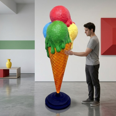 Ice Cream Parlor Design Figure Statue Sculpture Figures Sculptures Decoration Decor 160cm