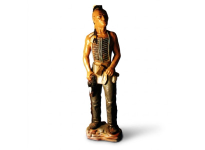 Figure Indian USA Wild West Statue Sculpture Figures Sculptures Decoration New