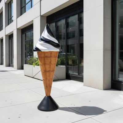 DESIGN ICE CREAM PARLOR ICE FIGURE STATUE SCULPTURE FIGURES SCULPTURES DECO 5648