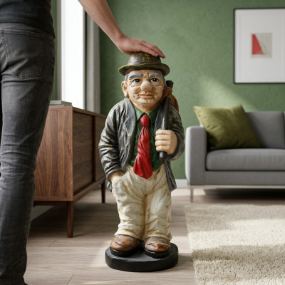 Design Grandfather Figure Statue Sculpture Figures Sculptures Decoration Decor 5663