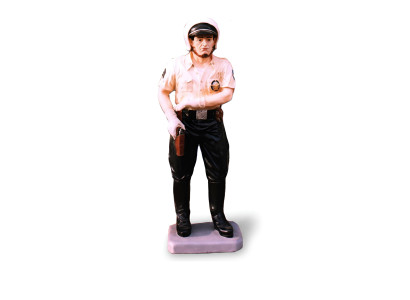 USA Highway Police Officer Figure Statue Sculpture Figures Sculptures Decoration Decor