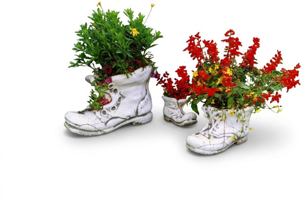 Flower pot planting tub decoration figure nature flower pots garden vases