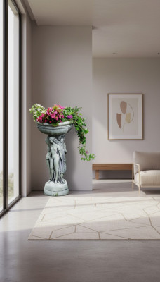 Flower pot, plant nature, tub decoration, figure flower pots, garden vases