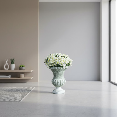 Natural flower pots, plant containers, decorative figurine flower pots, garden vases