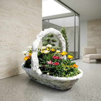 Flower pot planter decoration figure nature flower pots vases garden