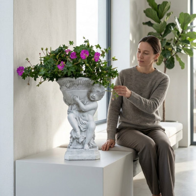 Natural flower pots planting pots decoration figure vases flowerpots garden