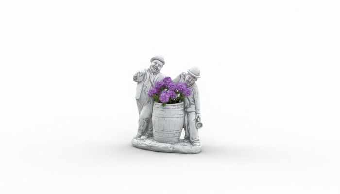 Charlie Chaplin flowerpot planter decoration figure flowerpots