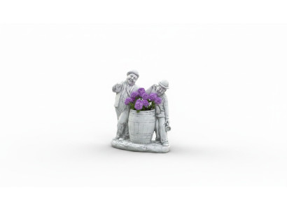 Charlie Chaplin flowerpot planter decoration figure flowerpots