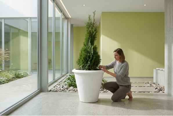 Nature flower pots plant container decoration figure vases garden flower pots