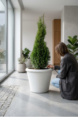 Flower pot plant container decoration figure vases garden flower pots nature