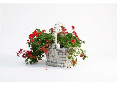 Figure flower pot plant container decoration white figure flower pots garden