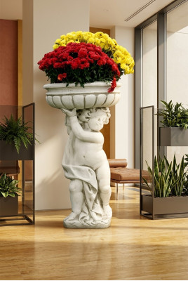 Flower pot planting tub decoration figure nature garden flower pots vases