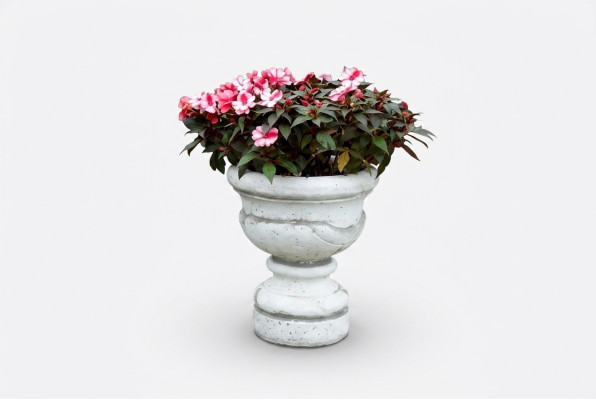 Figure planter pot white decoration figure flower pots garden
