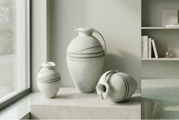 Flower pots, plant containers, natural decoration, figure, garden, flowerpots, vases.