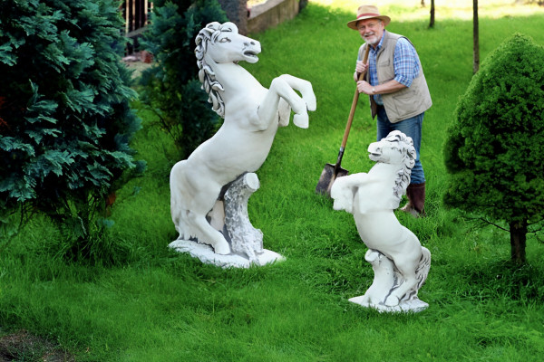 Garden Decoration Horse Statue Sculpture Figures Sculptures Designer