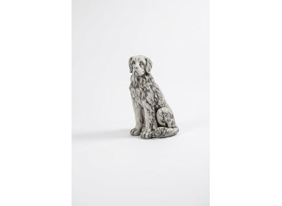 Garden Decoration Dog Statue Sculpture Figures Gray Sculptures Designer