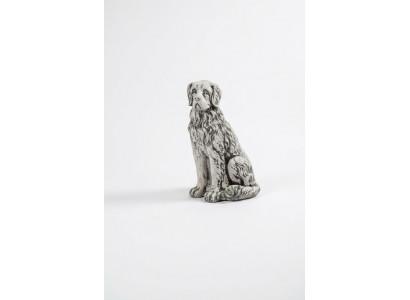 Garden Decoration Dog Statue Sculpture Figures Gray Sculptures Designer