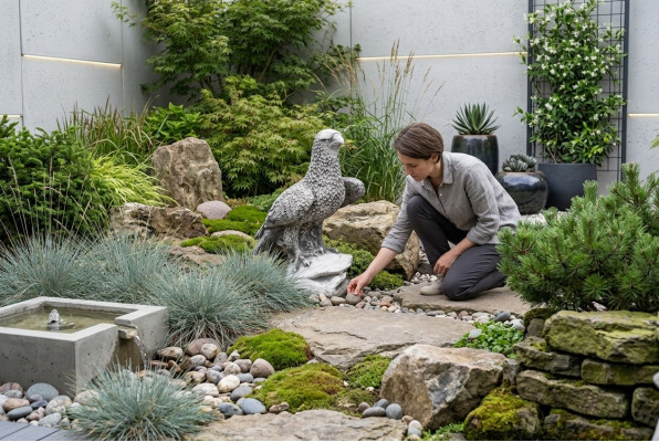Garden decoration eagle statue sculpture figures sculptures designer