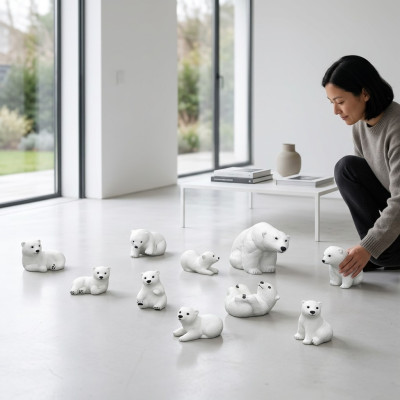Garden Decoration Polar Bear Statue Sculpture Figures Sculptures Designer