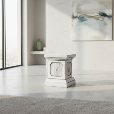 Decoration column columns stone antique style Roman white decor stand pedestal