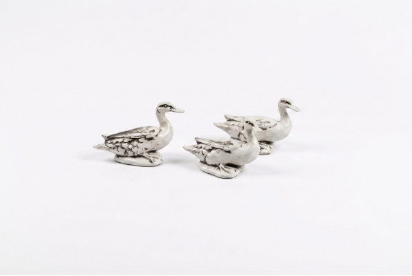 Garden decoration duck terrace stone figures figure statue sculpture