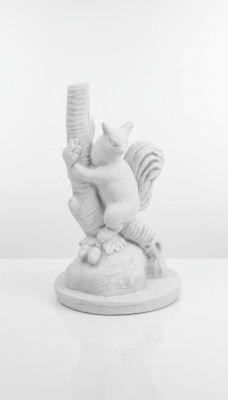 Garden decoration ferret terrace stone figures figurine statue sculpture