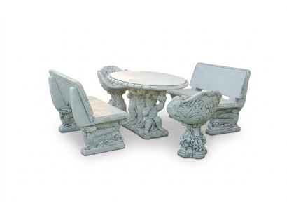 Chairs Chair Armchair Garden Furniture Throne Stone Figure Statue Antique Style