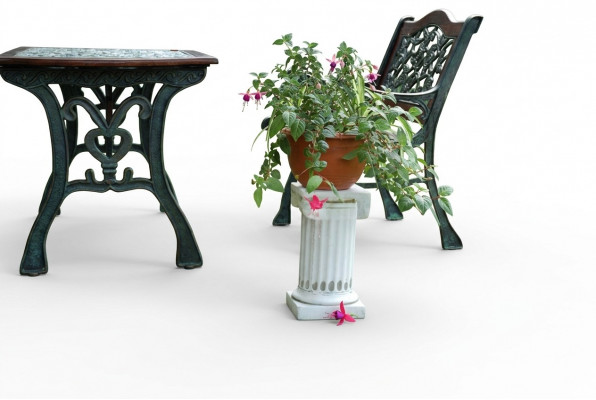 Flower pillar stand garden terrace decoration column statue