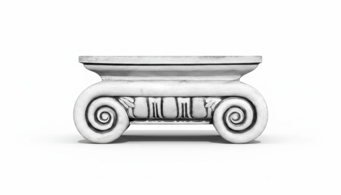 Column element base head covering for column decor antique style garden