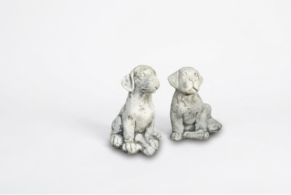Garden decoration dog terrace stone figures figurine decor statue