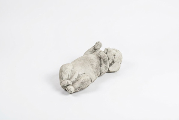 Garden decoration dog terrace stone figures figure decorative white statue