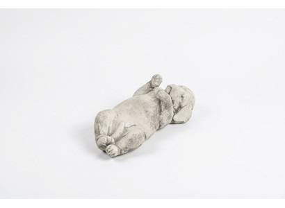 Garden decoration dog terrace stone figures figure decorative white statue