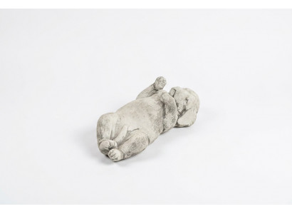 Garden decoration dog terrace stone figures figure decorative white statue