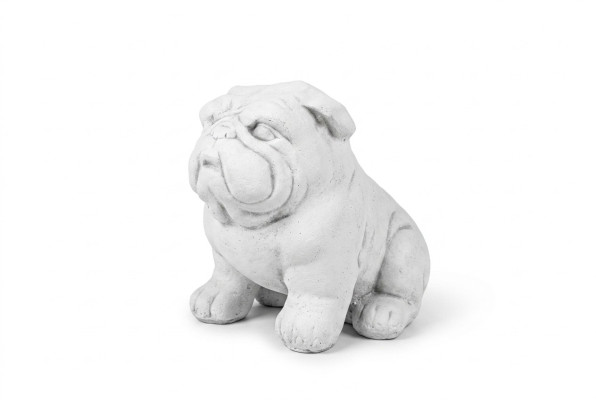 Garden Decoration Dog Terrace Stone Figures Decorative Figure White Statue