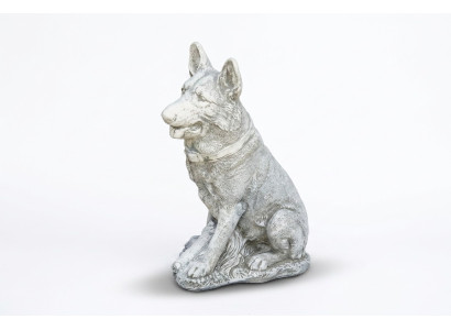 Garden decoration German shepherd terrace stone figurines figure