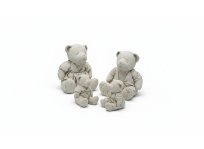 Garden decoration bear terrace stone figures figurine decorative nature statue