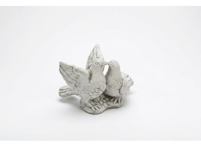 Garden decoration pigeons terrace stone figures figurine statue sculpture