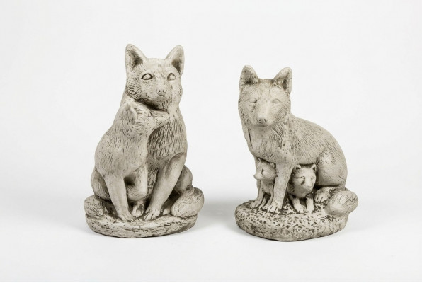 Garden Decor Fox Statue Sculpture Figure Sculptures Designer Figurine