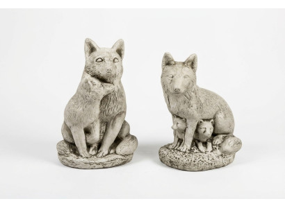 Garden Decor Fox Statue Sculpture Figure Sculptures Designer Figurine